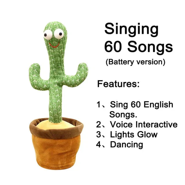 Cacto - Dancing Cactus Plush Toy - Binnoor Collection