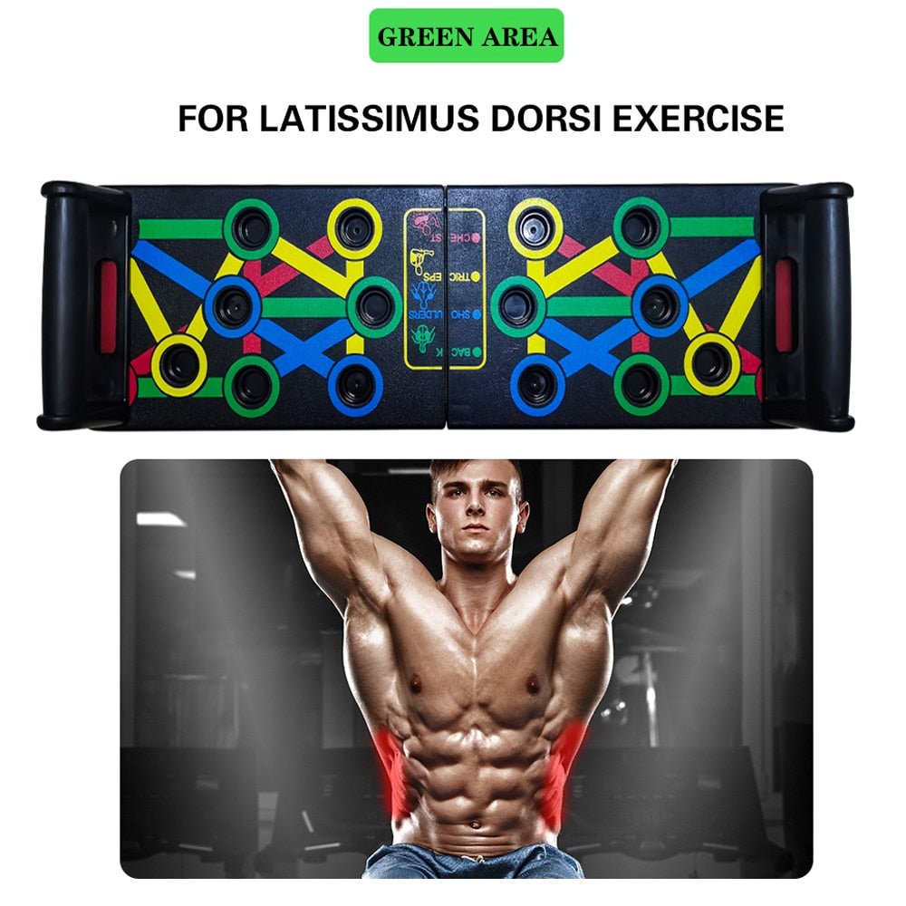 Foldable  9 in 1 push-up board - Binnoor Collection