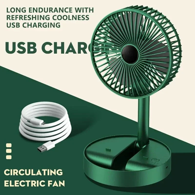 Portable Electric Mini Fan Foldable Telescopic fan with high Battery Life - Binnoor Collection