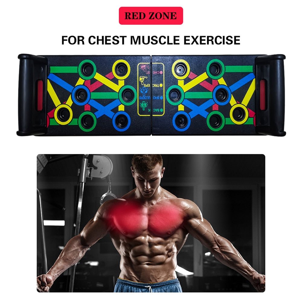 Foldable  9 in 1 push-up board - Binnoor Collection