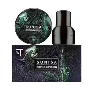 TYAGEN-II Sunisa 3 in 1 CC and BB Water Proof Foundation Concealer Cream with Air Cushion Mushroom - Binnoor Collection