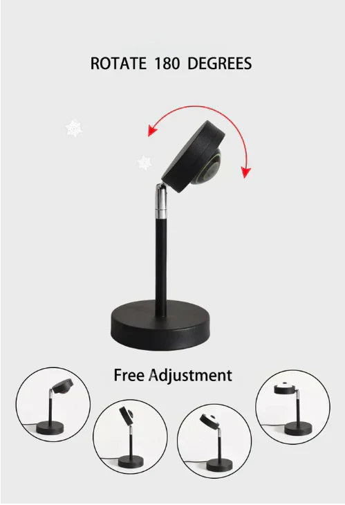 Sunset Lamp Multi Color With Remote - Binnoor Collection